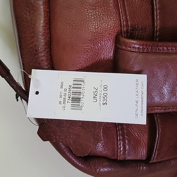 Wilson's Leather Brown Backpack - Picture 4 of 14